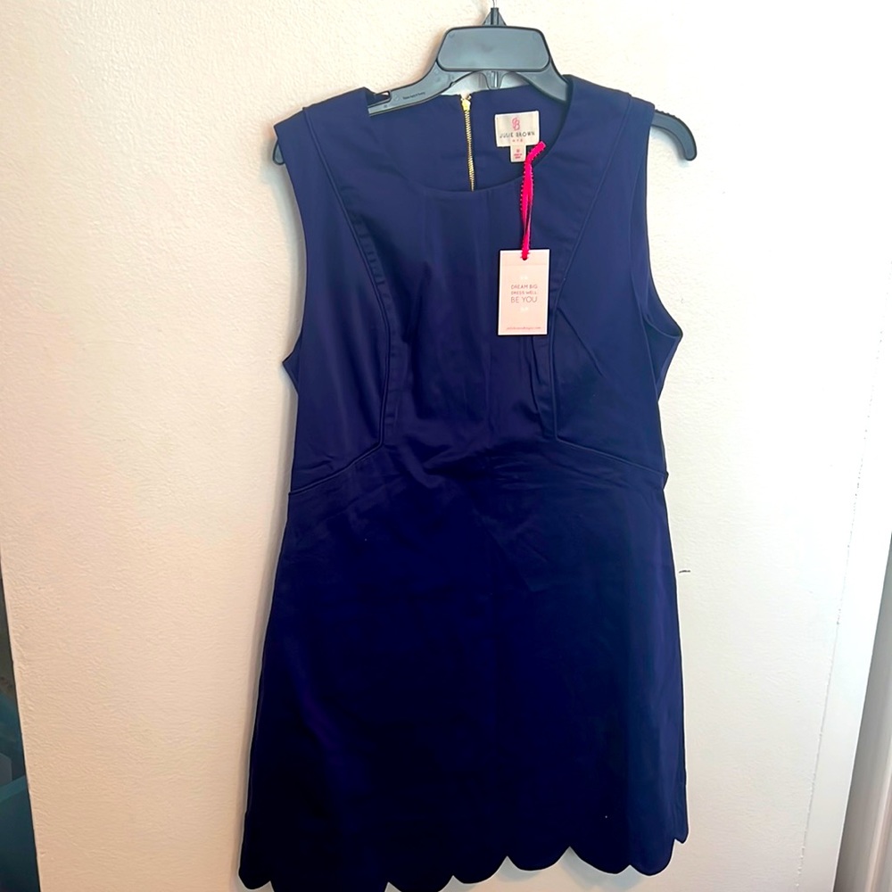 NWT Julie Brown navy dress